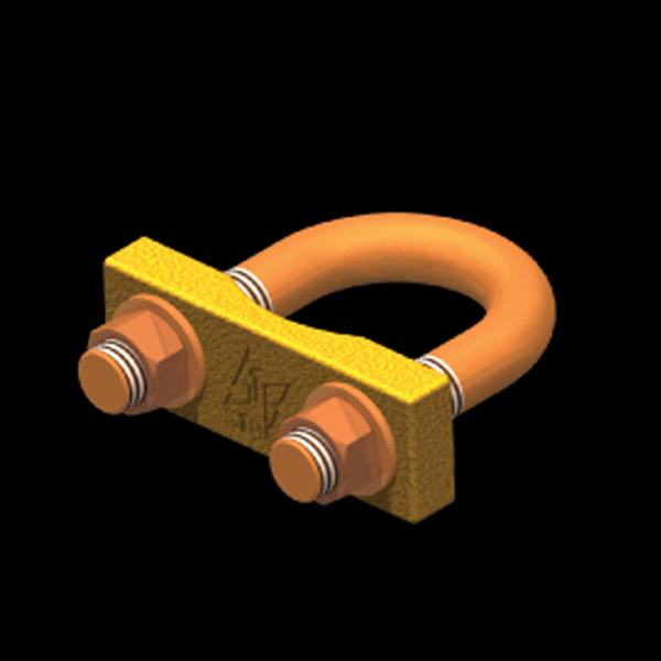 U bolt rod clamp