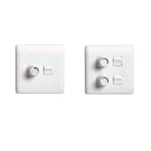 Dimmer and fan controller switches
