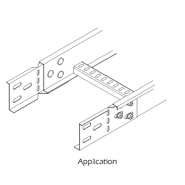 Steel_Cable_Ladder_18 Steel Cable Ladder – Horizontal Adjustable Splice Plate