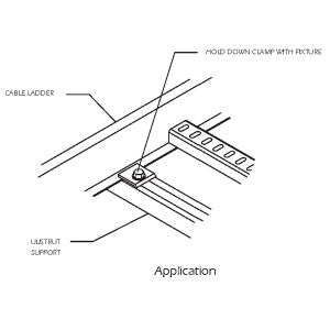 Steel Cable Ladder – Hold Down Clamp